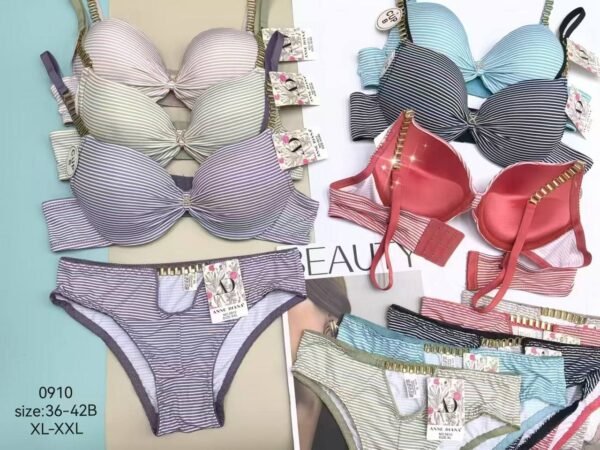 Imported F.B Lingerie Set with Accessories – Cup B (Sizes 36 to 42)