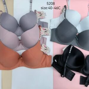Underwire Bra with Accessories – Cup C (Sizes 40 to 46)