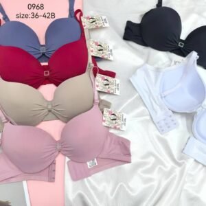 Imported Underwire Bras – Set of 2 – Bow Detail – Sizes 36 to 42