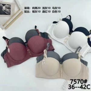 Calvin-Style Bra Set – 2 Pieces – Cup C (Sizes 36 to 42)